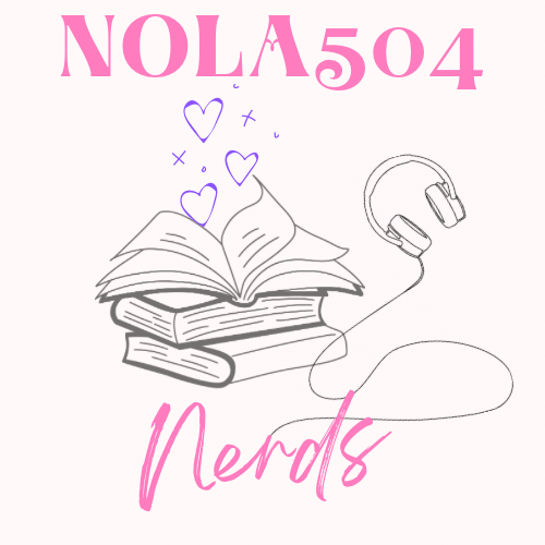 nola504nerds logo showing audiobooks books